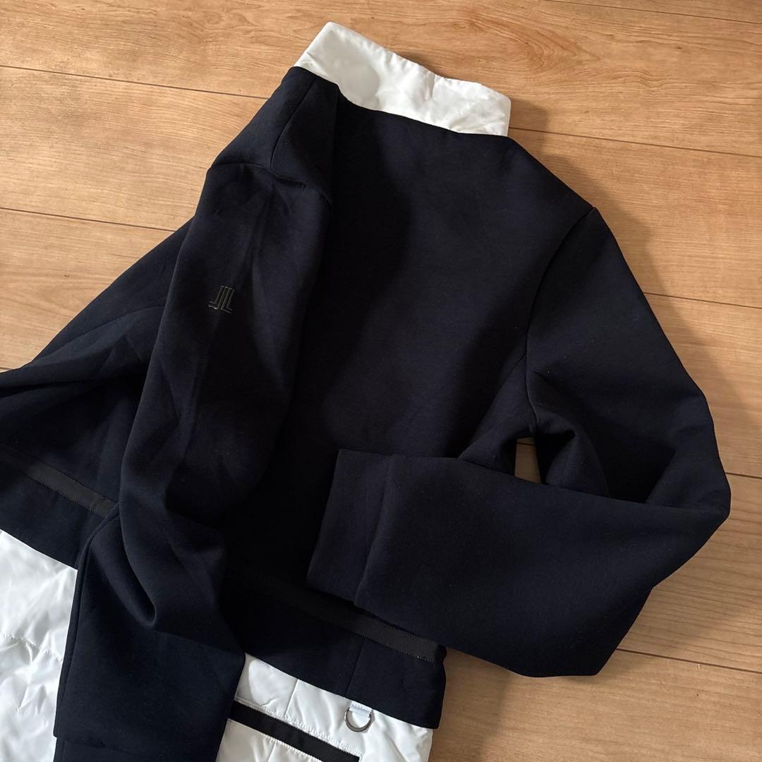 未使用　ランバンスポール　レギンス　中綿ワンピース　ジャケット　ネイビー