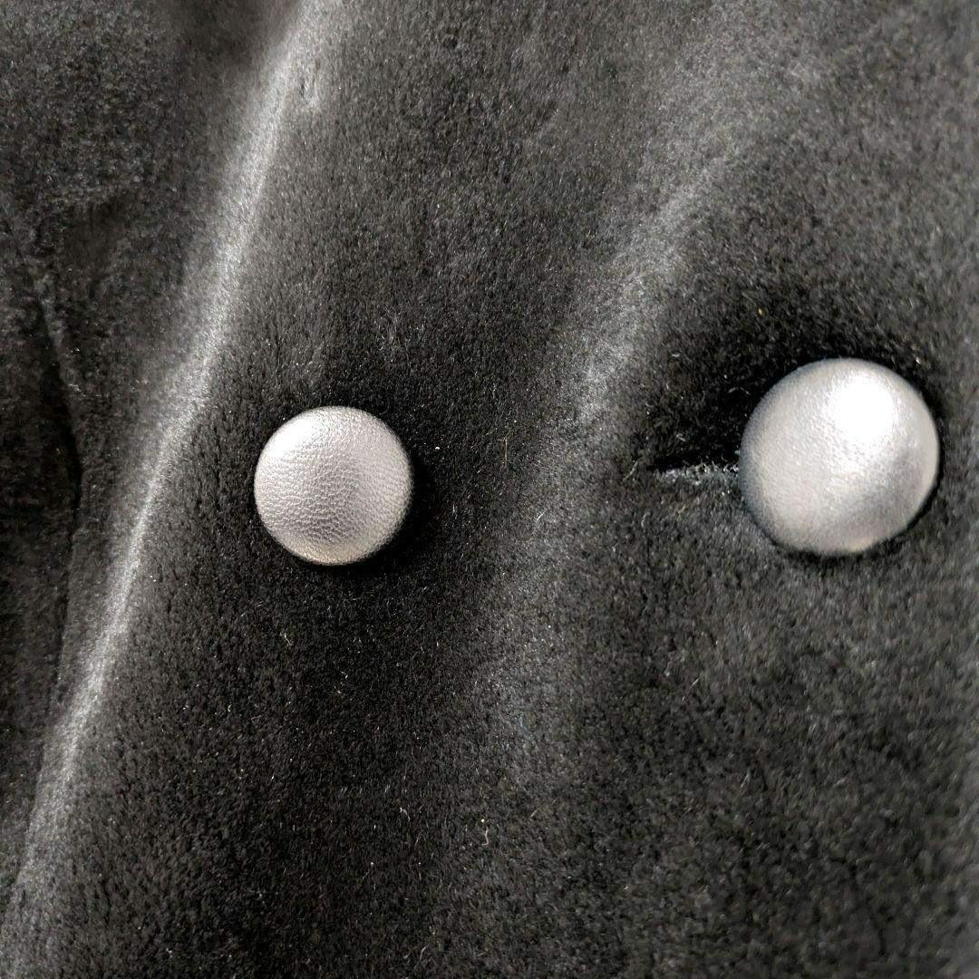 【希少】ミンク襟 × レッキスラビット 薔薇柄 リアルファーコート ピンク