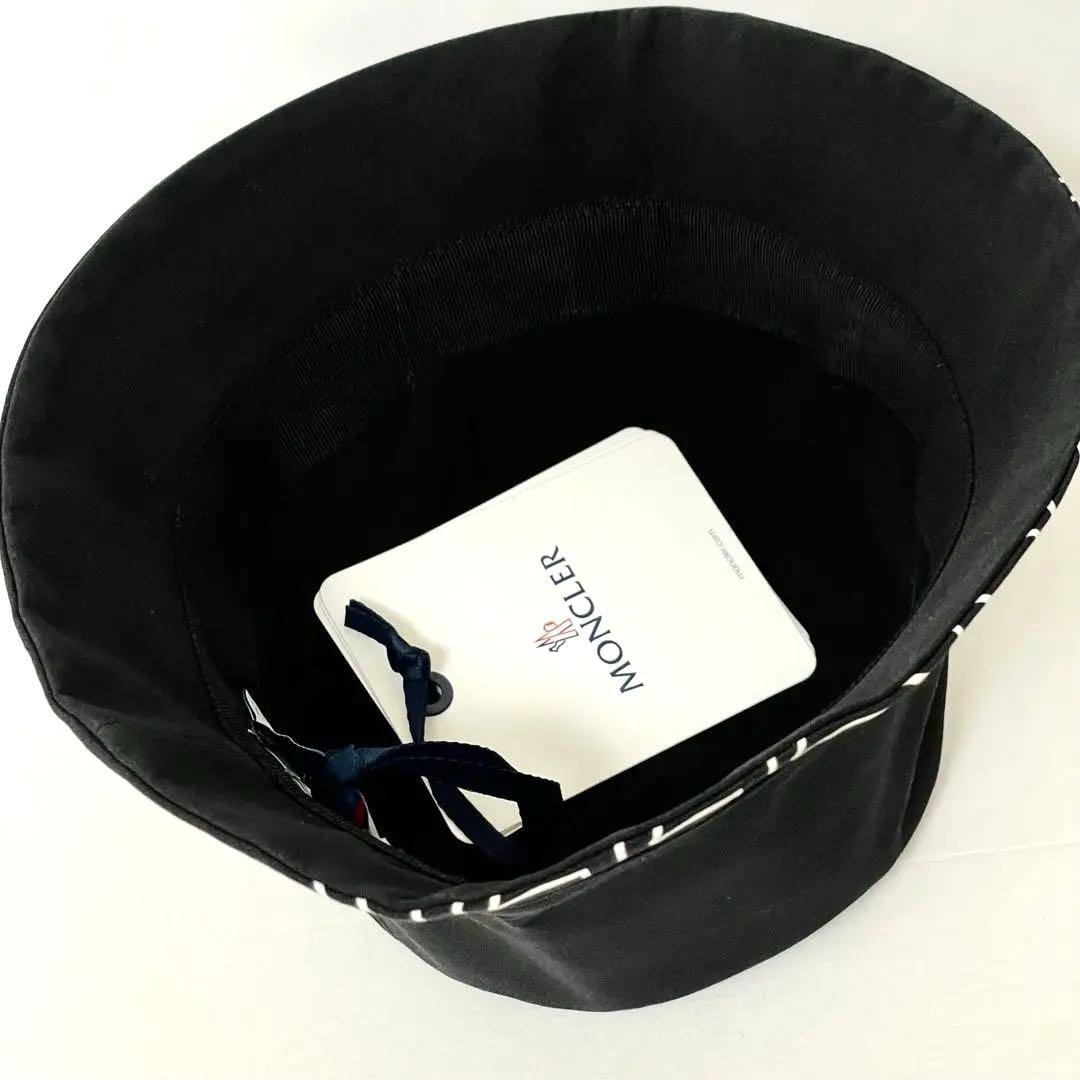 【大人気最終残1】MONCLER モンクレール バケットハット 黒 ブラックS