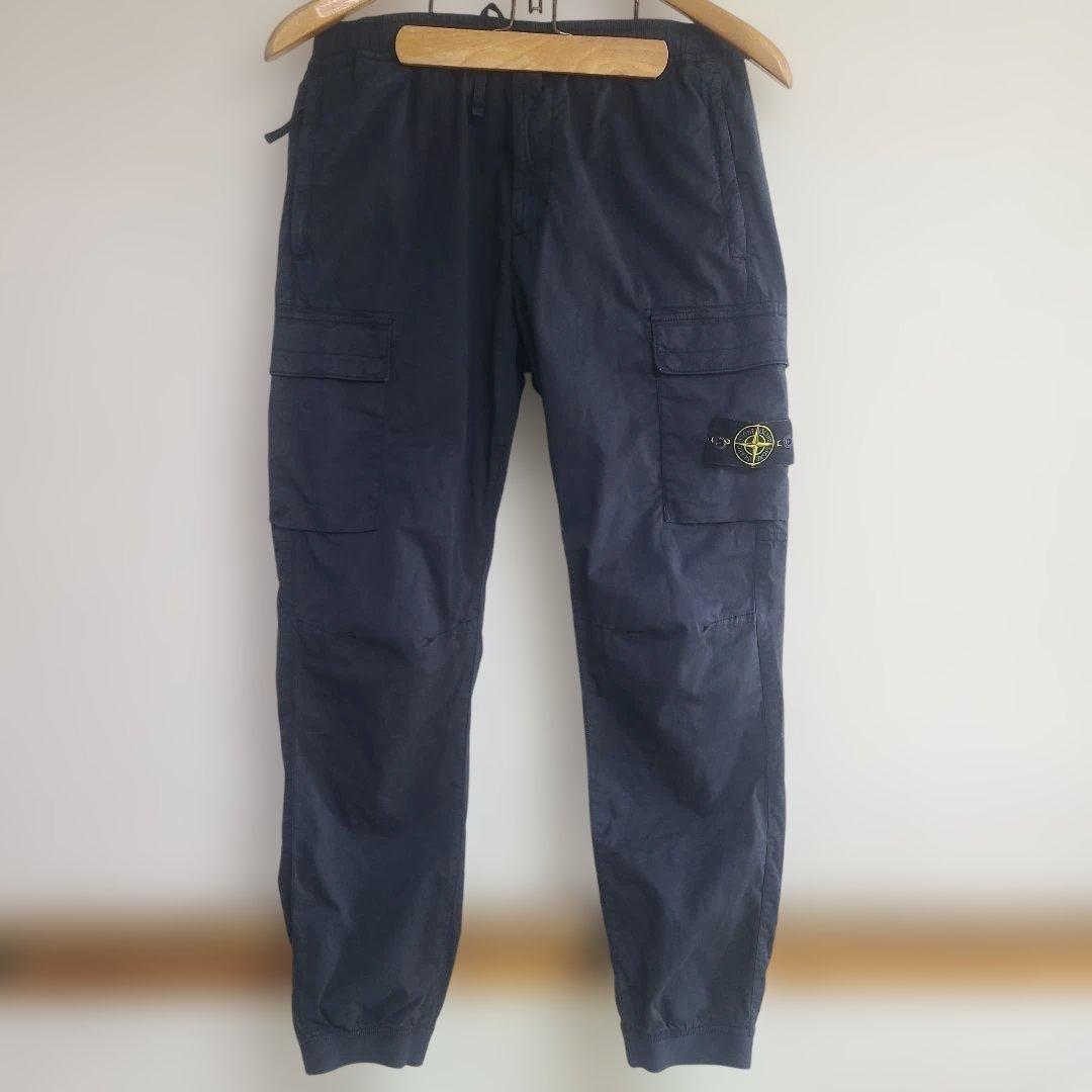 ストーンアイランド stone カーゴパンツ ネイビー W34