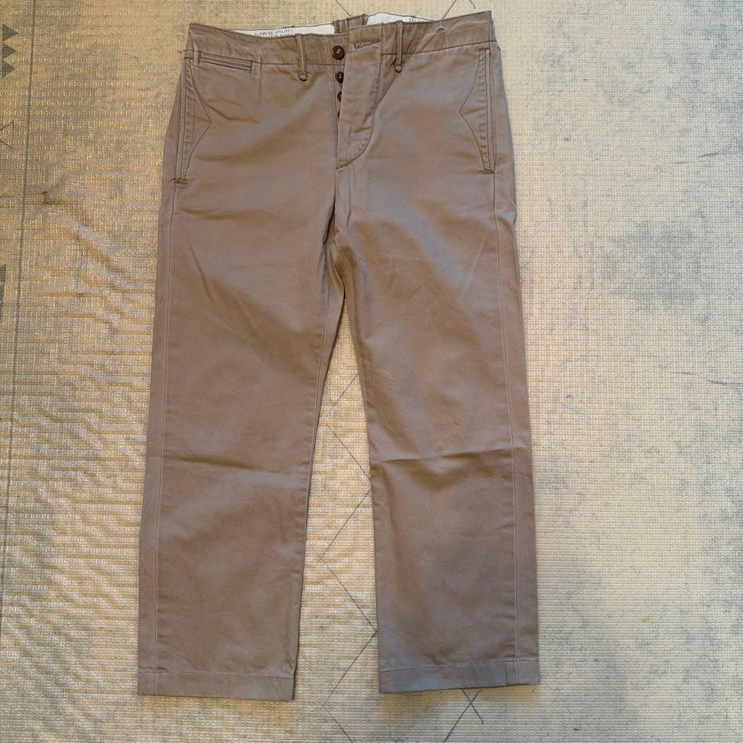 DOUBLE RL ダブルアールエルRRLオフィサーズ トラウザーズ チノパン