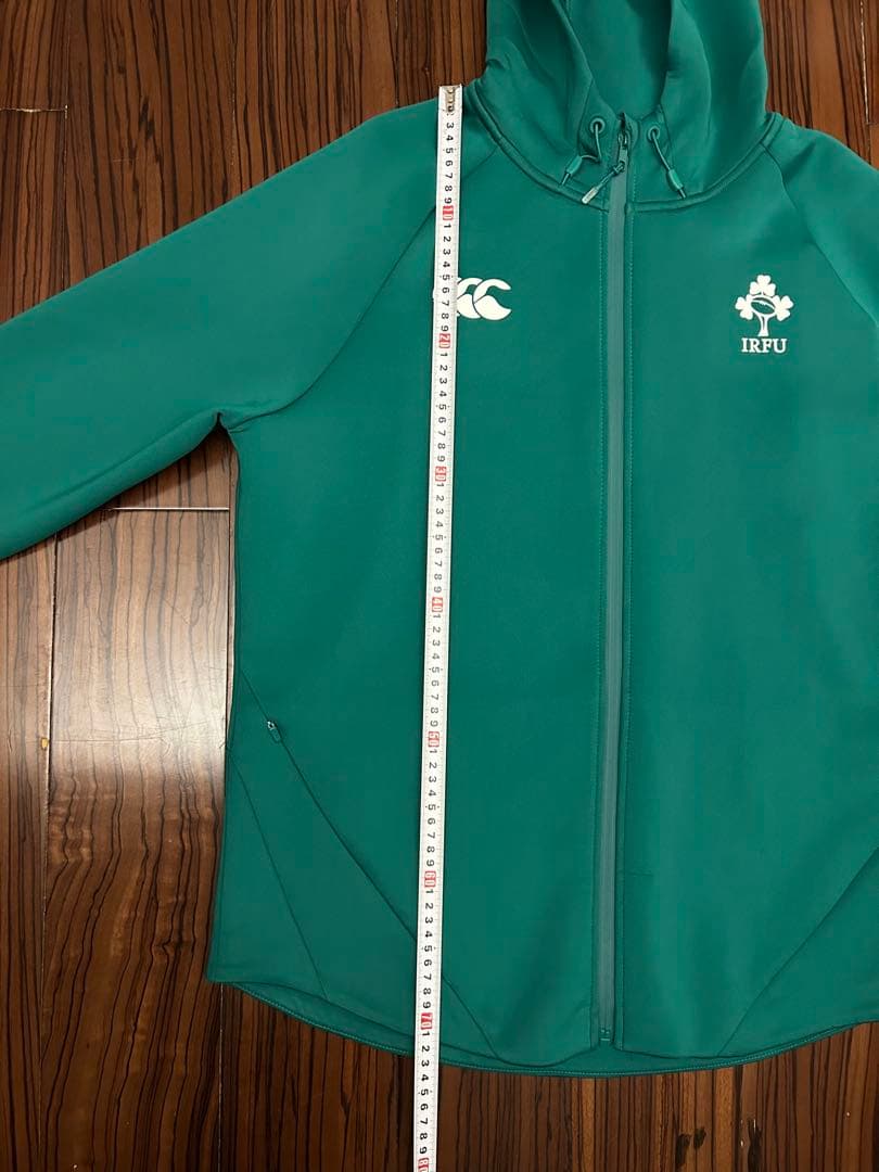 Canterbury ラグビー　アイルランド代表　選手用　フルジップパーカー　L