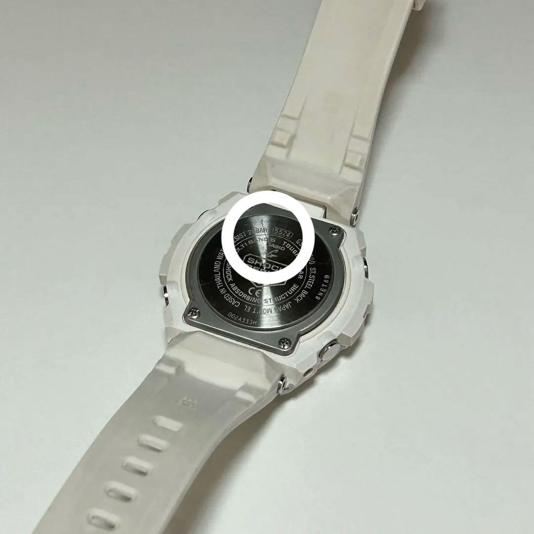 専用 G-SHOCK GST-W300 G-STEEL 電波ソーラー ホワイト