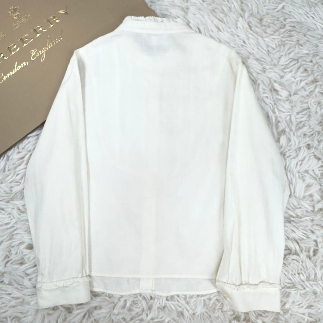 【美品】バーバリー セレモニー 3点 セットアップ リボン付 金ボタン 110