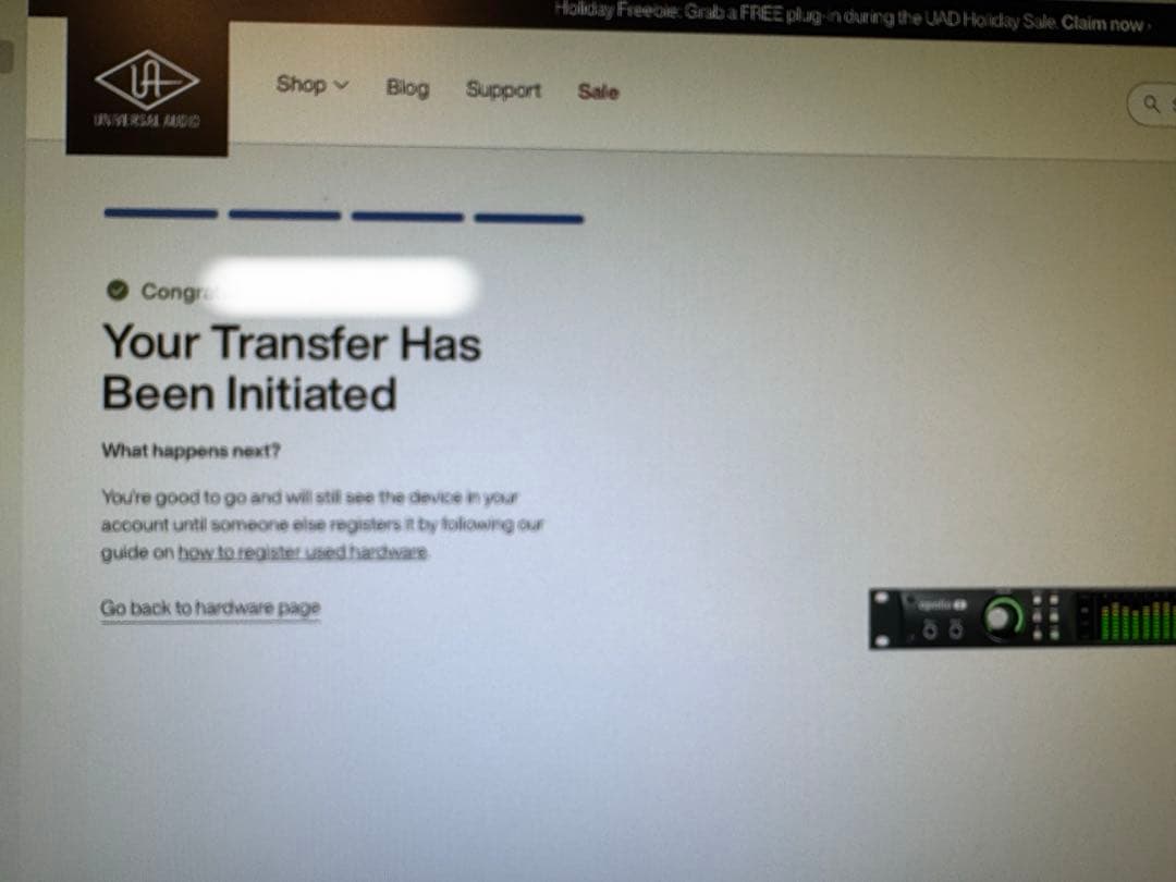 S*n様 Universal audio Apollo 8 Quad 接続ケーブ