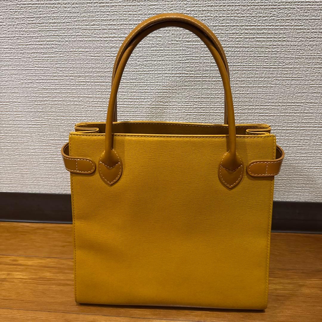 BURBRRY バーバリー ハンドバッグ トートバッグ イエロー