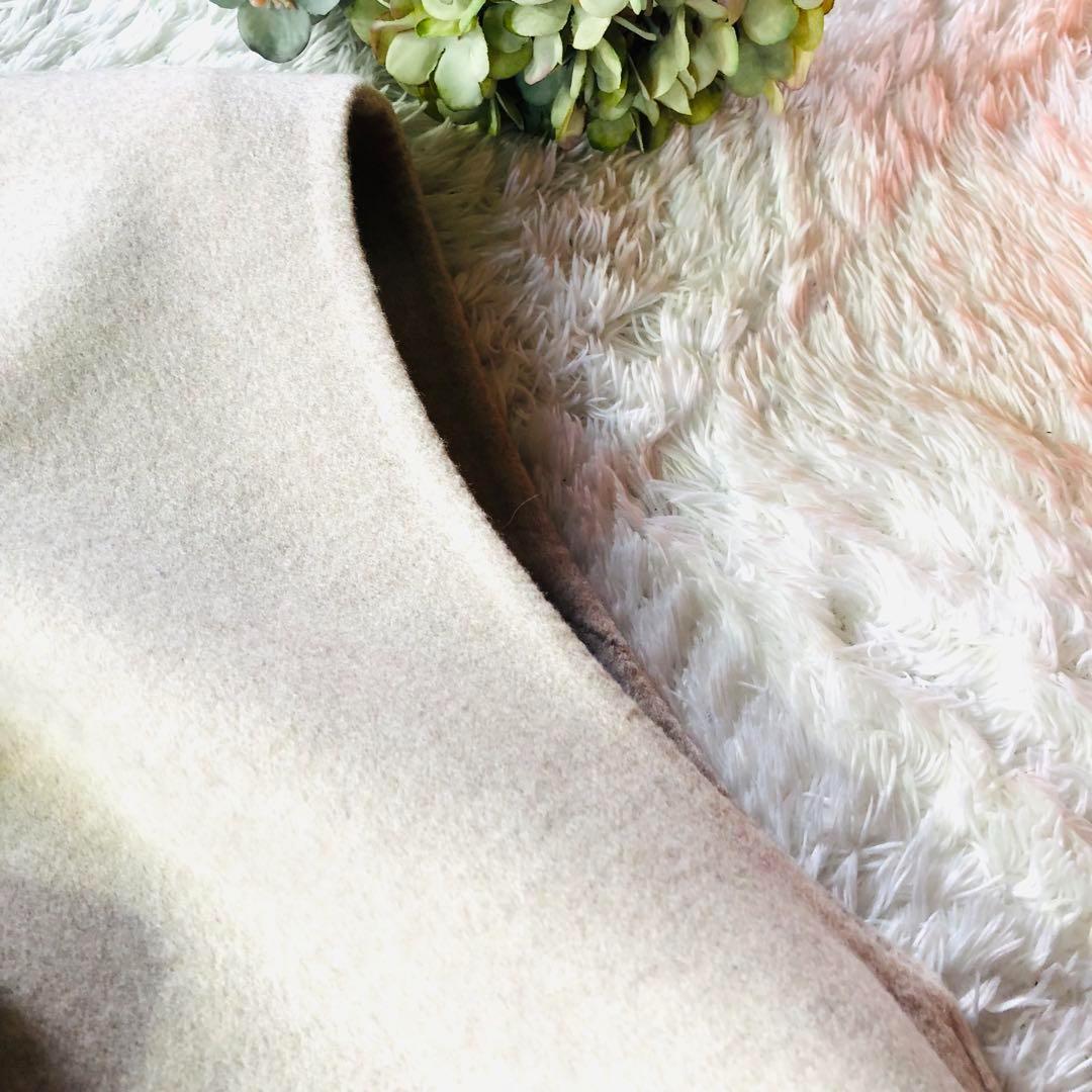 61万✨24年 未使用 エルメス ダブルフェイスジレ カシミヤ100% ベージュ