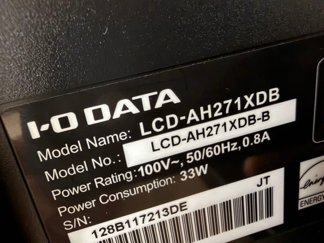 IO DATA LCD-AH271XDB アイオーデータ