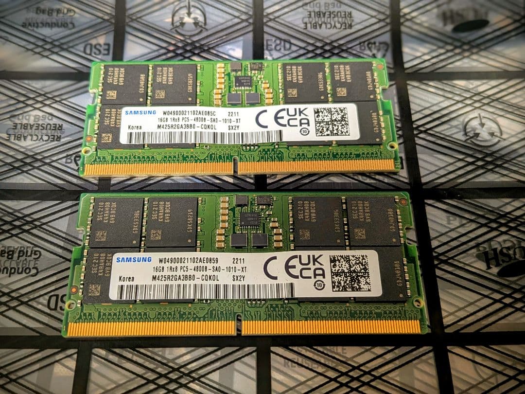 Alienware m15 R7純正 DDR5 16GB×2 32GB