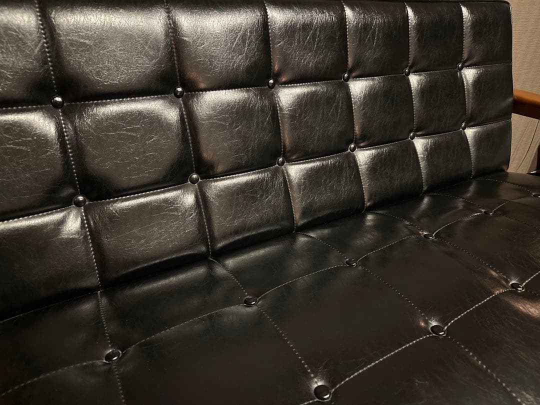 【直接引き取り歓迎】カリモク60 Kチェア 2シーター スタンダードブラック