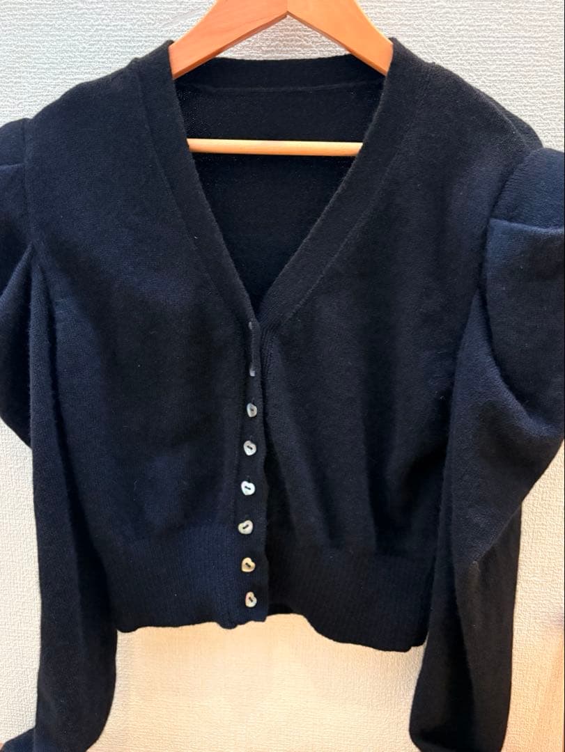 cygne ♦︎ニット♦︎カーディガン♦︎ブラック♦︎シーニュ