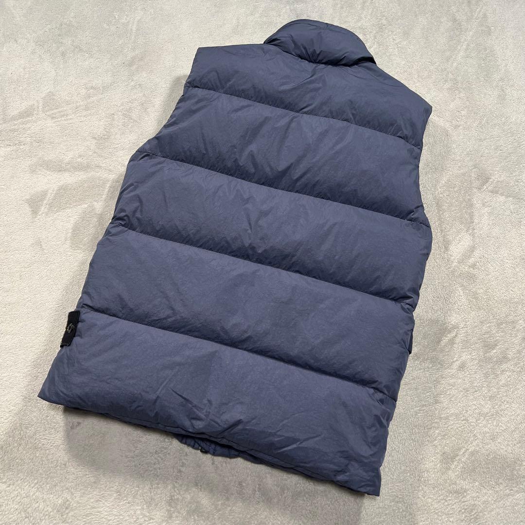ストーンアイランド　ダウンベスト　ネイビー　S