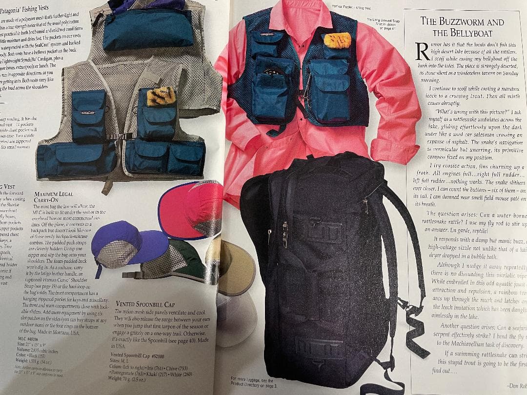 N*G様 【パタゴニア】 1992年春夏カタログ【Patagonia】