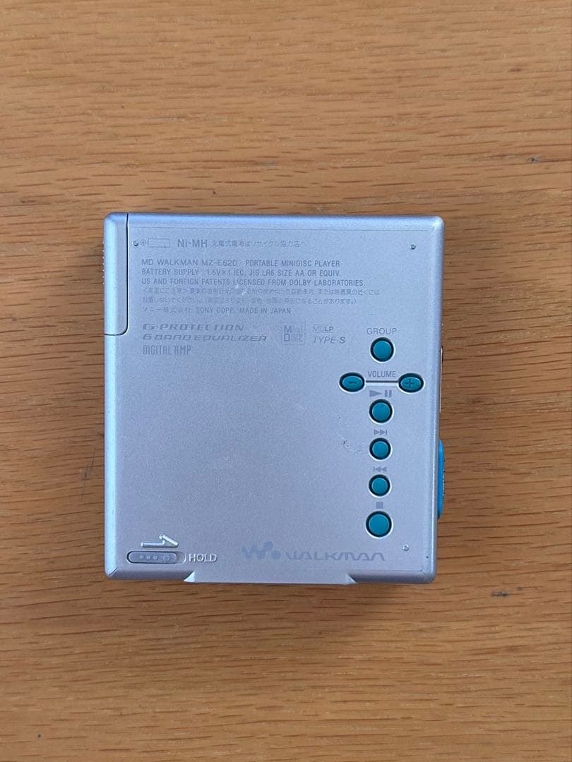 SONY MDウォークマンMZ-E620プレーヤー 青