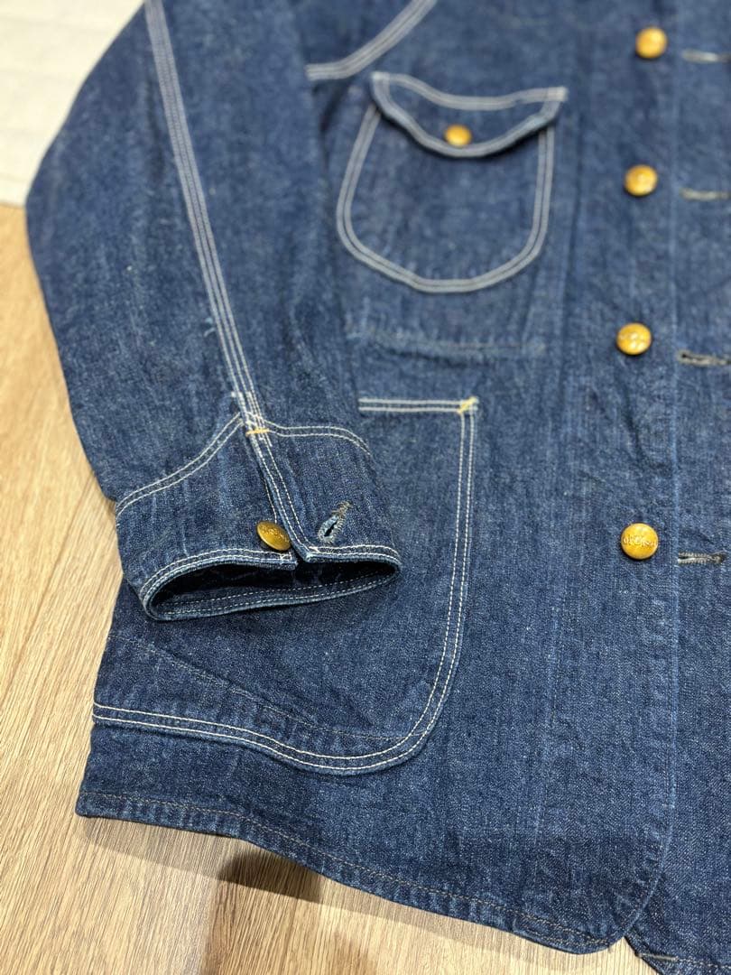 orSlow オアスロウ　1950's デニムカバーオール 金ボタン サイズ1