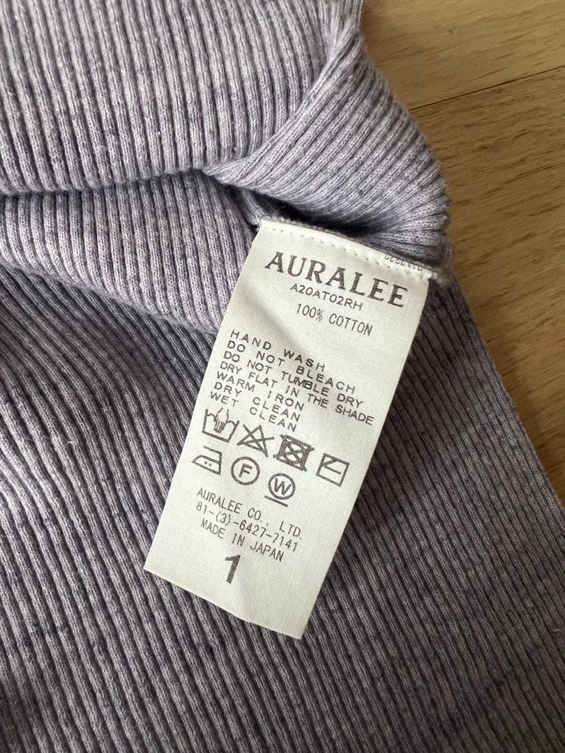 AURALEE×Ron Herman 別注 ギザリブタートルネック