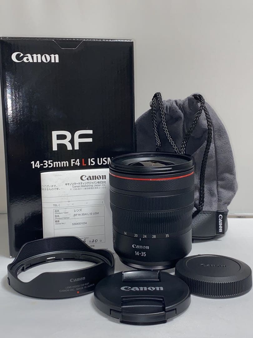 【美品】 Canon RF 14-35mm F4L IS USM rfマウント
