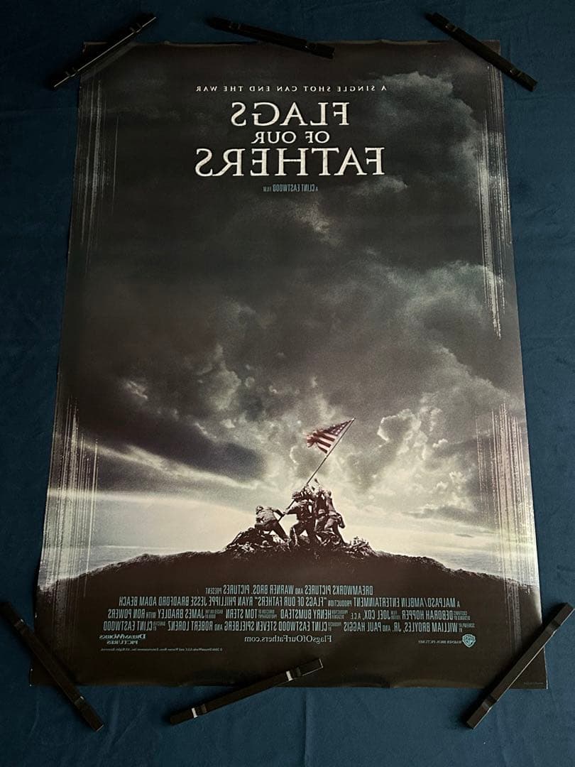 父親たちの星条旗、ジョーカー、USオリジナル映画ポスター、ポスターフレーム2点