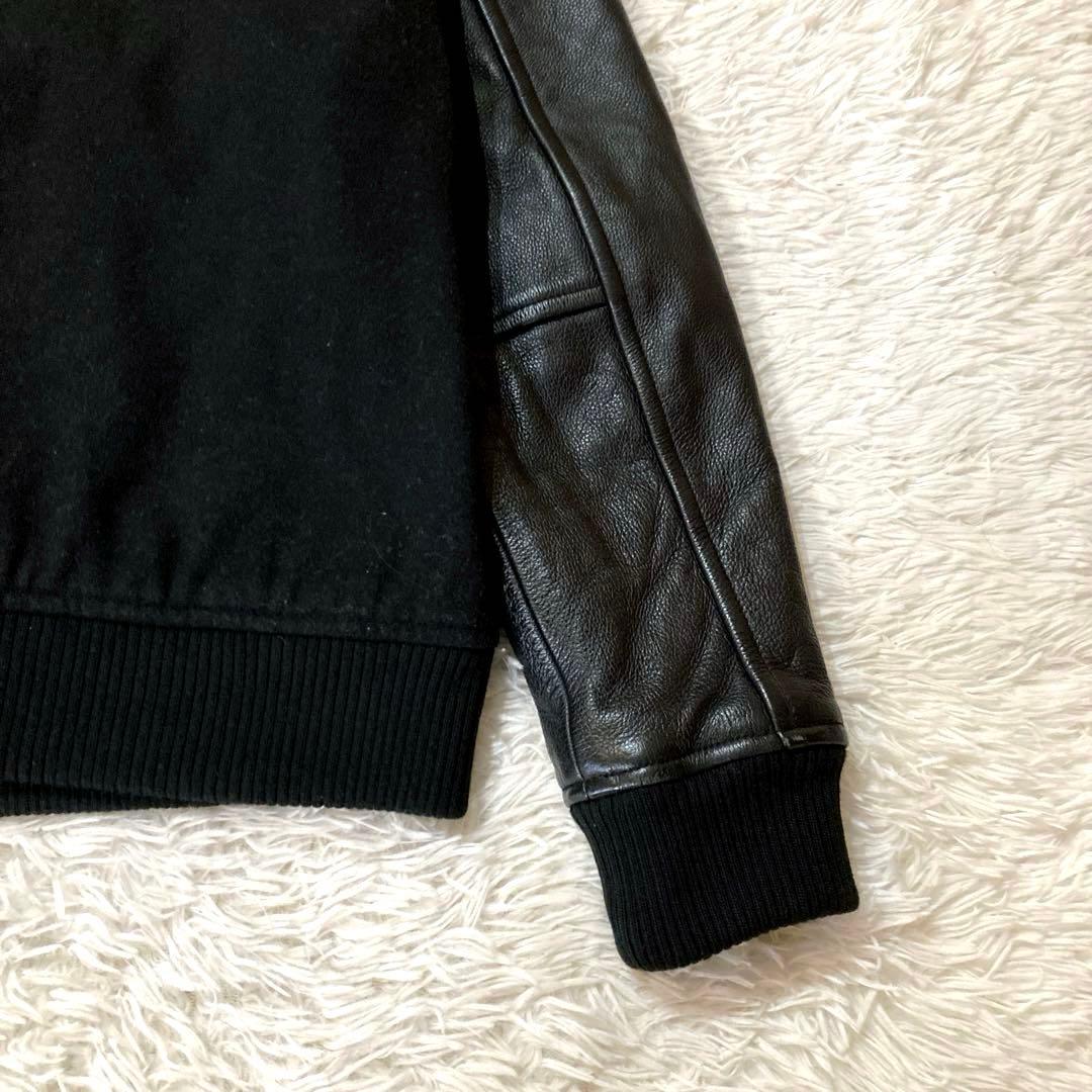 【コロンビア】 スタジャン　オニヒート カウレザー×メルトンウール