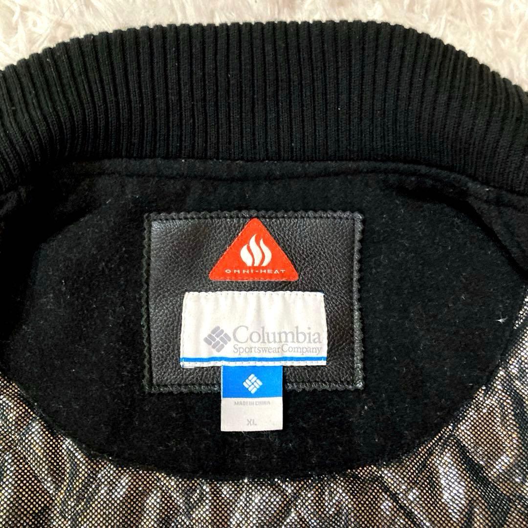 【コロンビア】 スタジャン　オニヒート カウレザー×メルトンウール