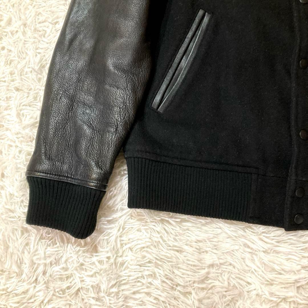 【コロンビア】 スタジャン　オニヒート カウレザー×メルトンウール