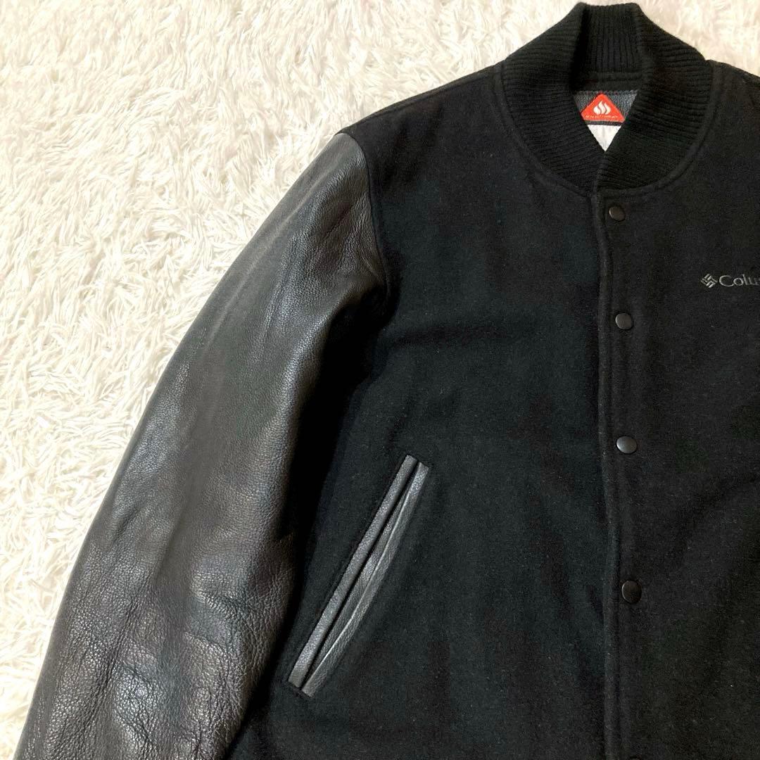 【コロンビア】 スタジャン　オニヒート カウレザー×メルトンウール