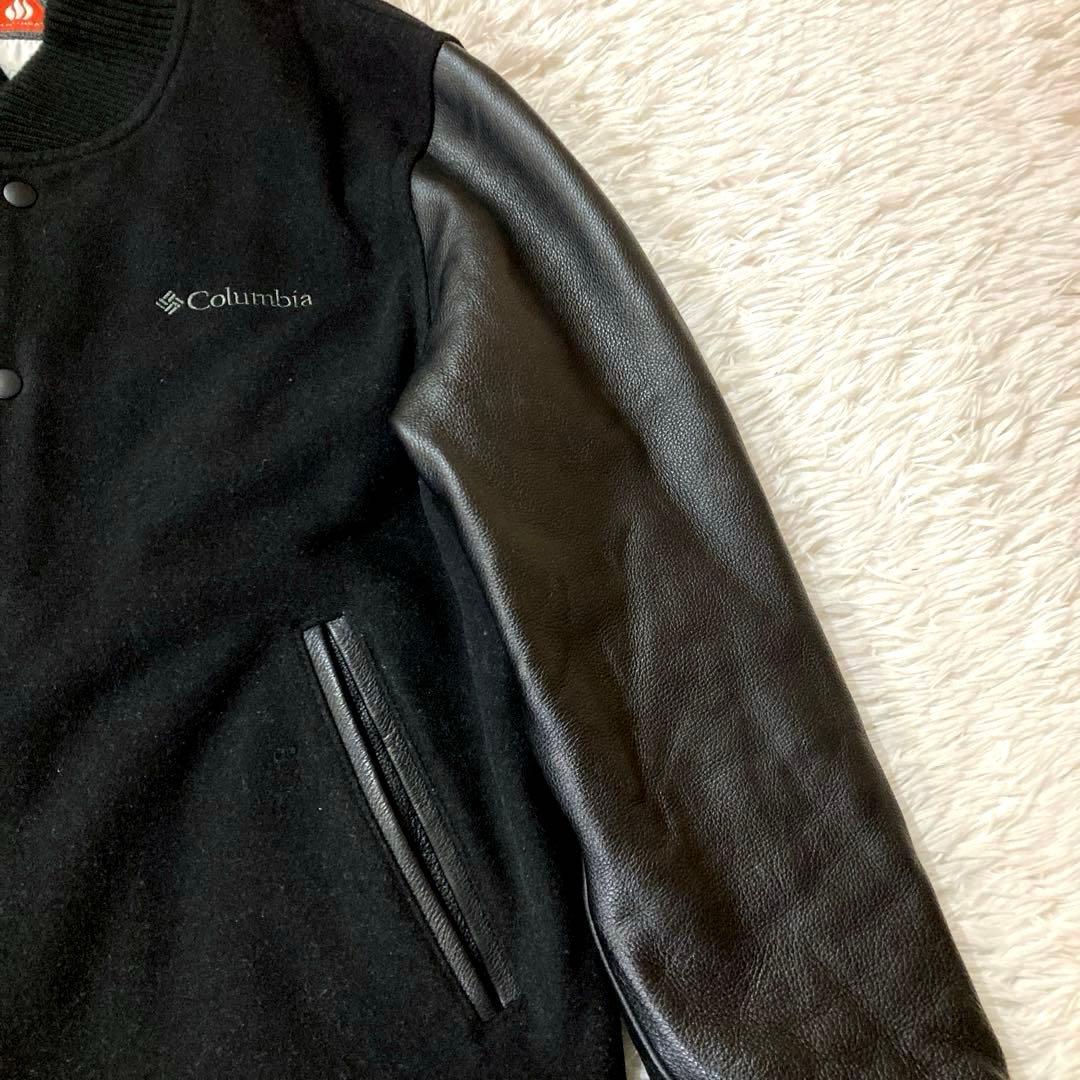 【コロンビア】 スタジャン　オニヒート カウレザー×メルトンウール