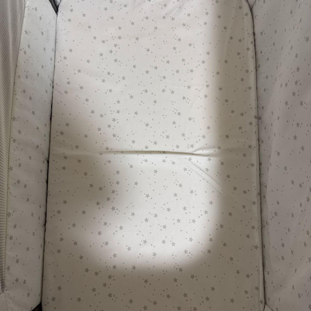 HZDMJ　グレー　ベビーベッド