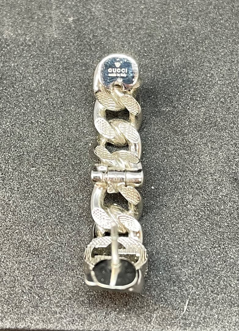 超レア廃盤美品】GUCCIゴルメット インターロッキングG フープピアス