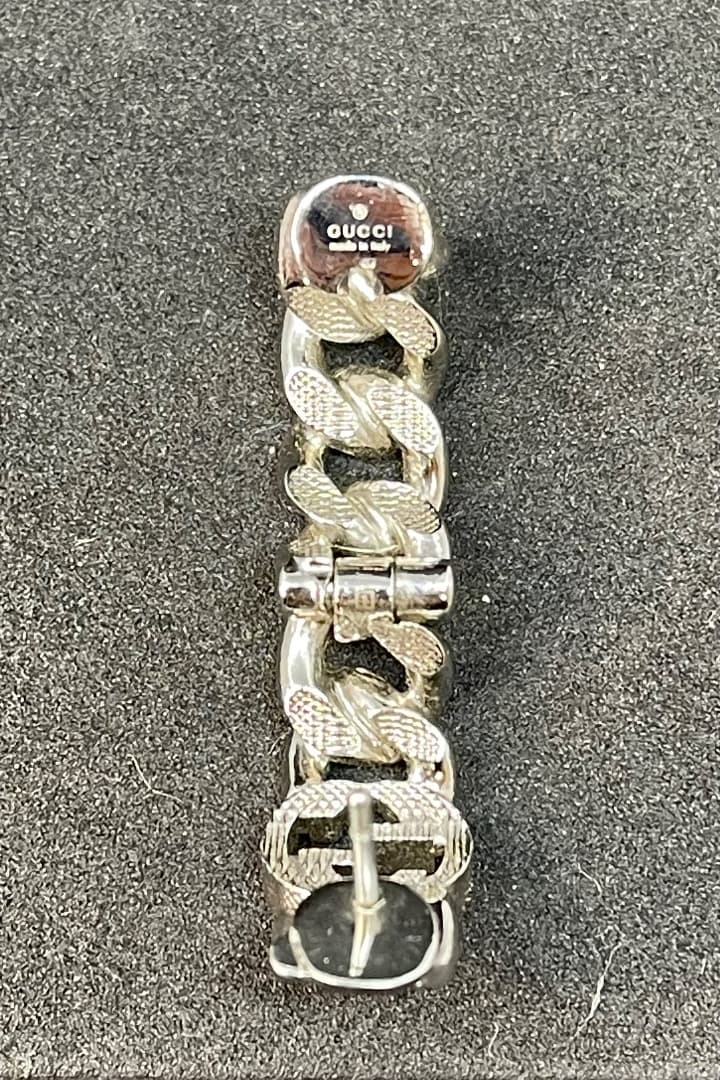 超レア廃盤美品】GUCCIゴルメット インターロッキングG フープピアス