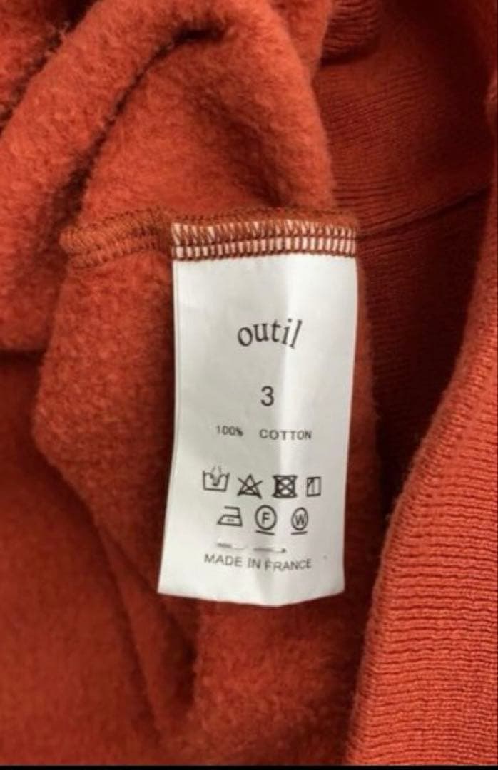 OUTIL ウティ MAILLE LEE フリース スウェット 3