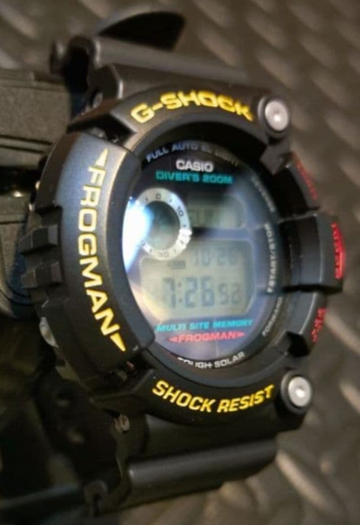 CASIO G-SHOCK FROGMAN フロッグマン　タフソーラー