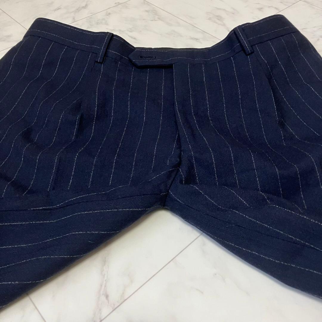 スーツセレクト スーツ セットアップ　ネイビー メンズ AB6 イタリア生地