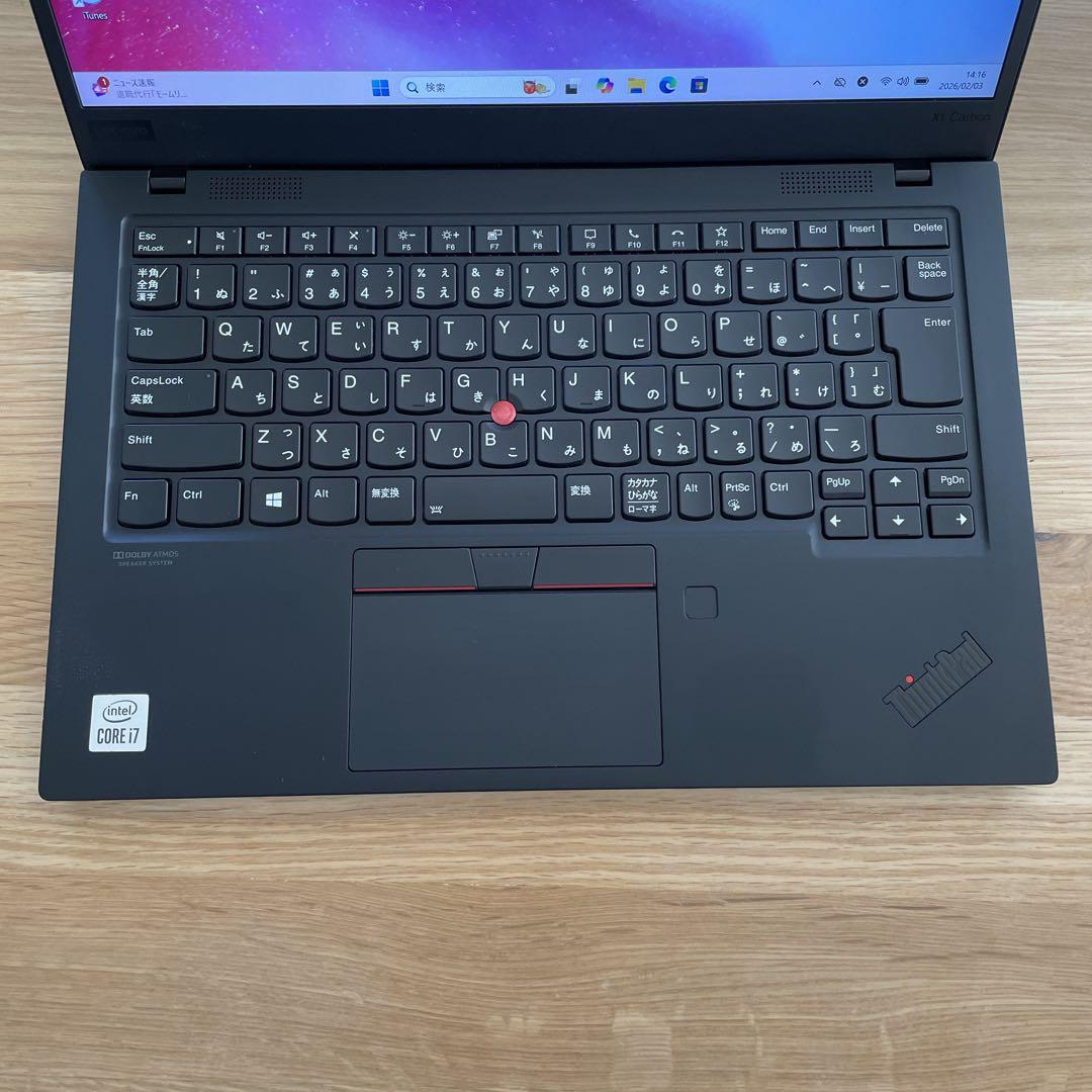 【最高峰】Lenovo X1 Carbon Gen8 i7 第10世代16GB