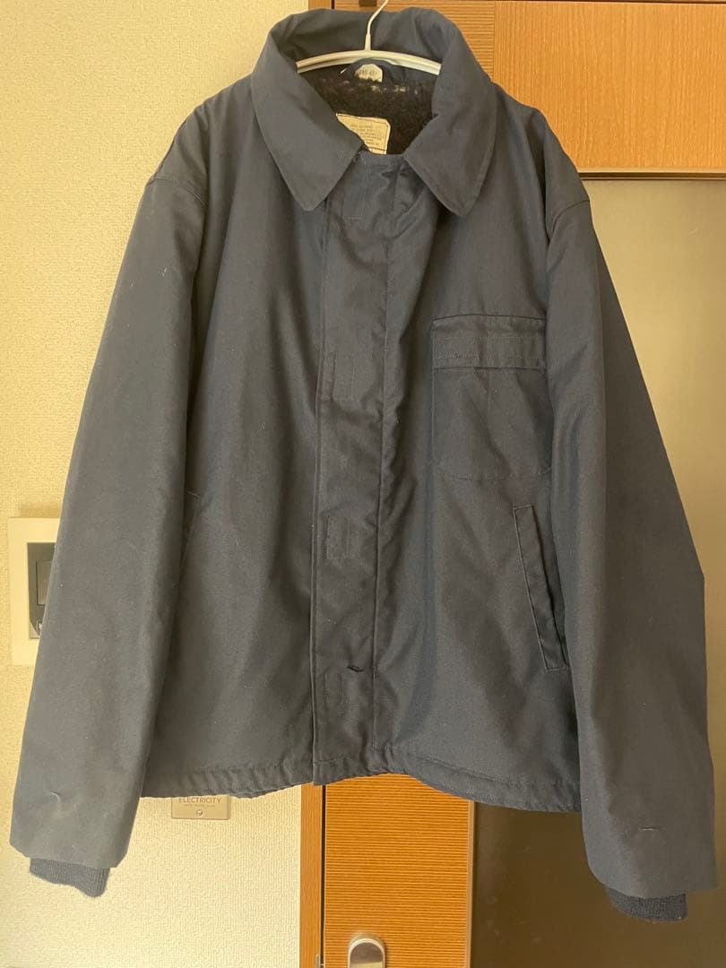 米軍　90's US.NAVY アラミドデッキジャケット XL 実物