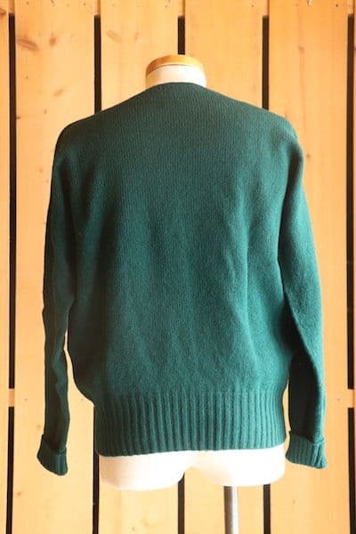 ANATOMICA SHETLAND SWEATER ダークグリーン 40