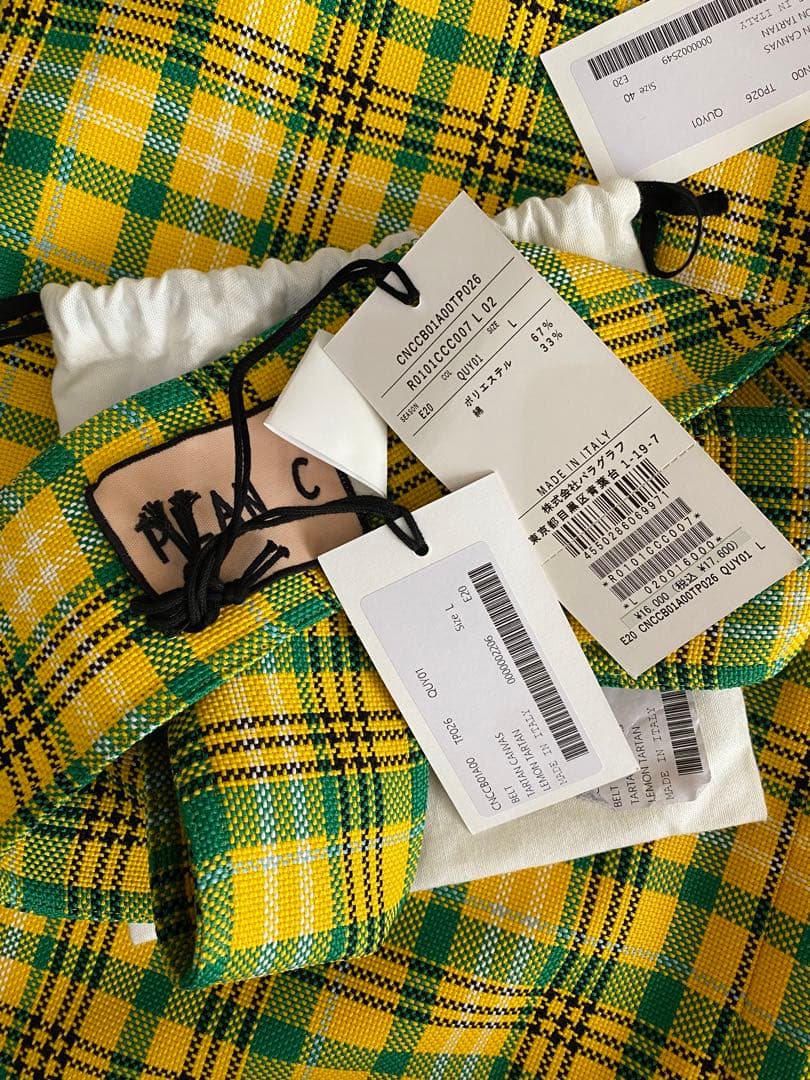 新品未使用　PLAN C プランシー　トップス＆ベルト　セット