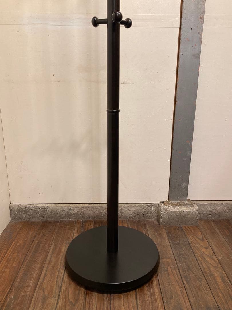 秋田木工 曲木家具 no.45 コートハンガー ポールハンガー 無垢材 黒