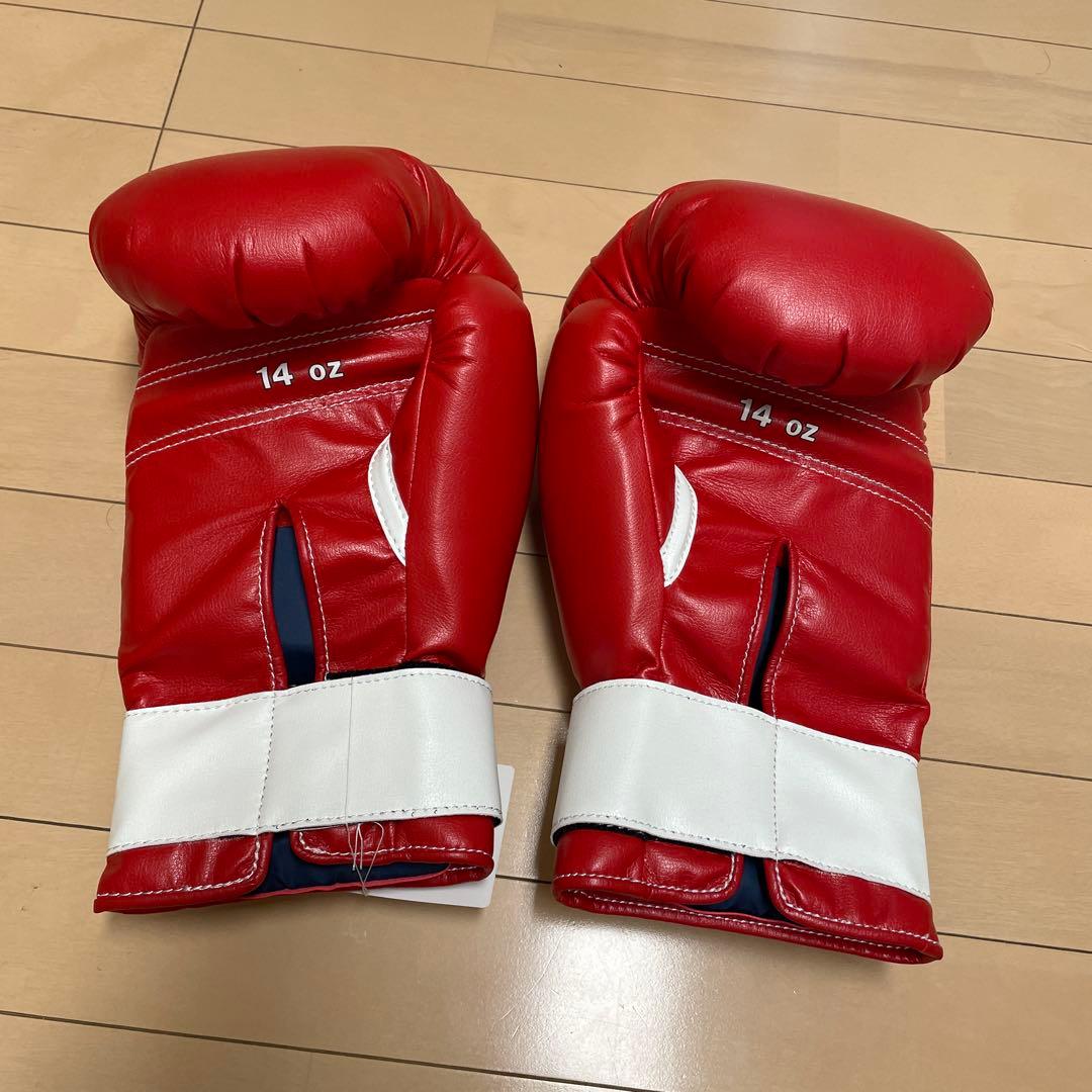 新品即日発送 ウイニング 14オンスグローブ レッド JABF-14