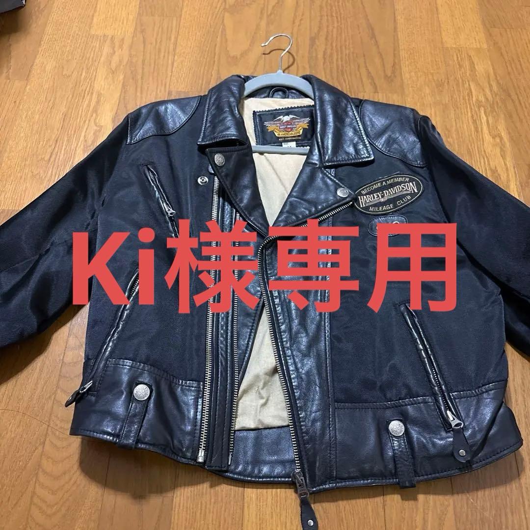 Harley-Davidson シングルライダース　ジャケット　ブラック