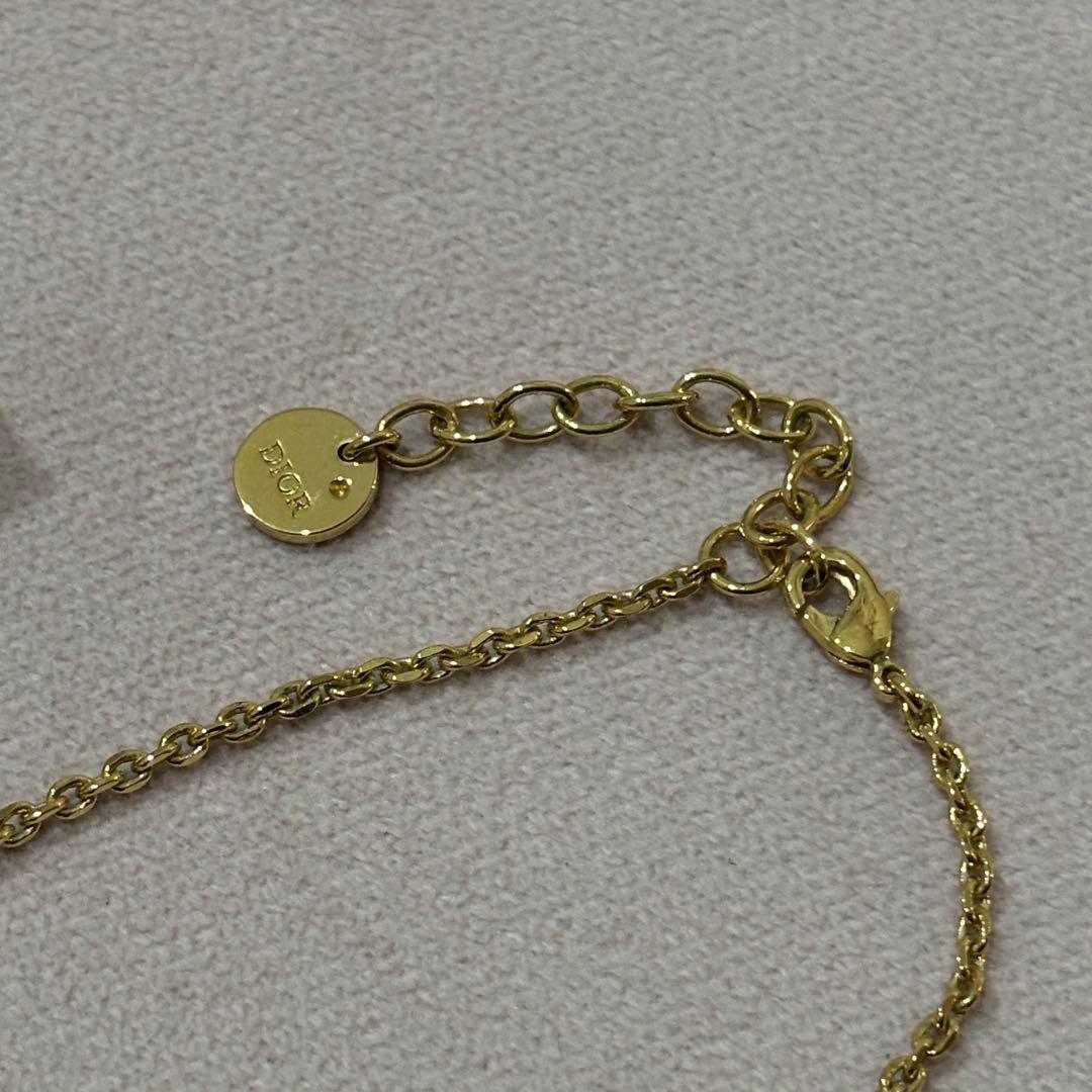 Dior Petit CD ネックレス メタル&レジンパール