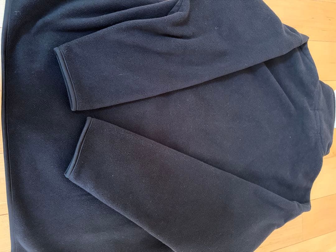 1月24日迄　SAPEur ブラック フリースジャケット M