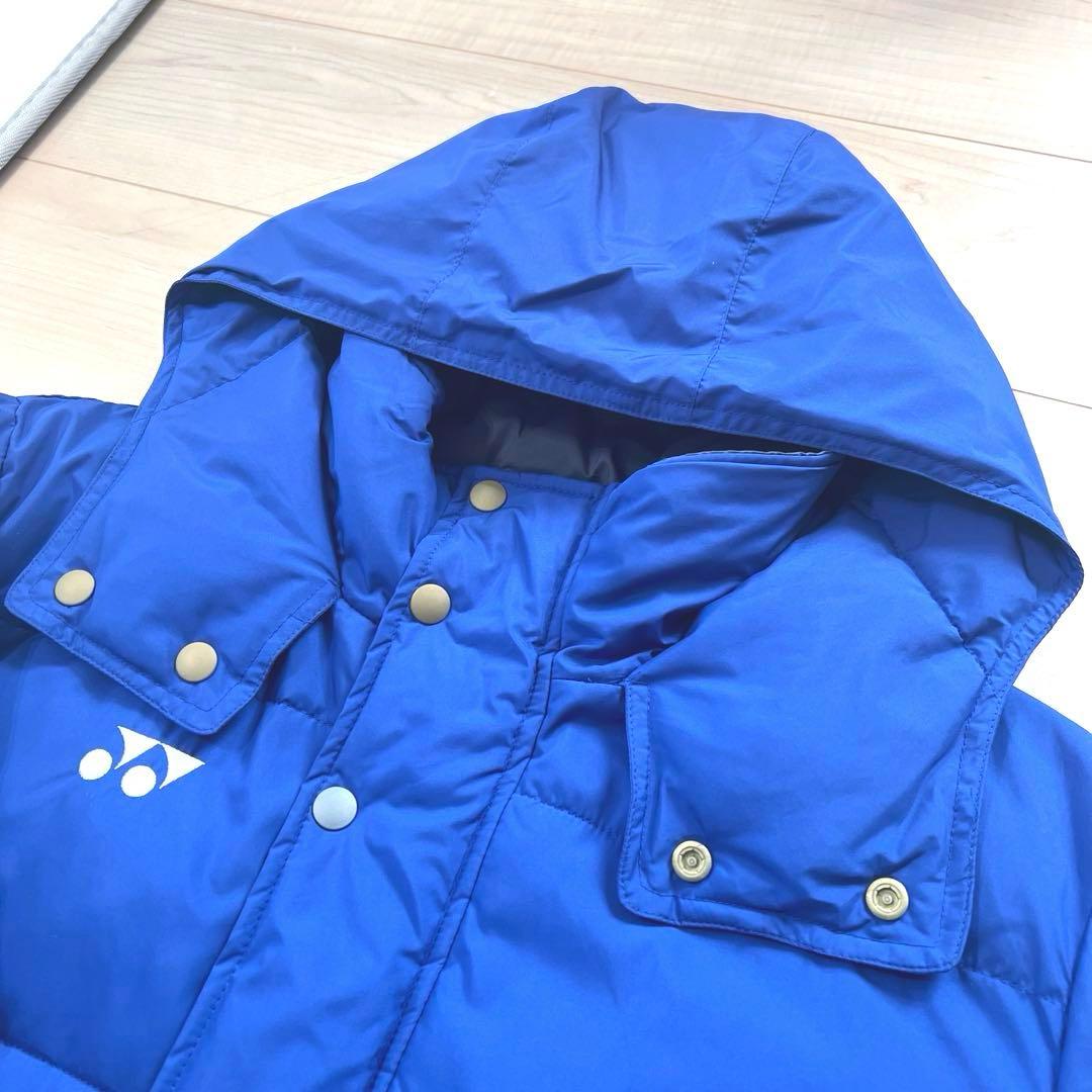 ヨネックス　ハーフベンチコート　青　Mサイズ