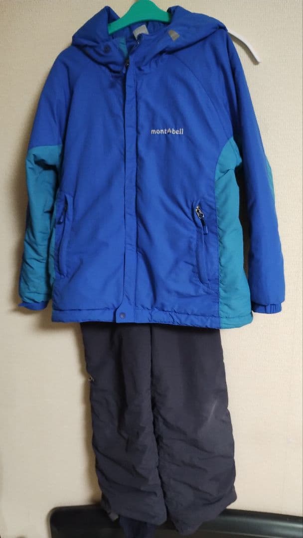 モンベル　キッズ　スキーウェア　上下セット 140　スノーウェア