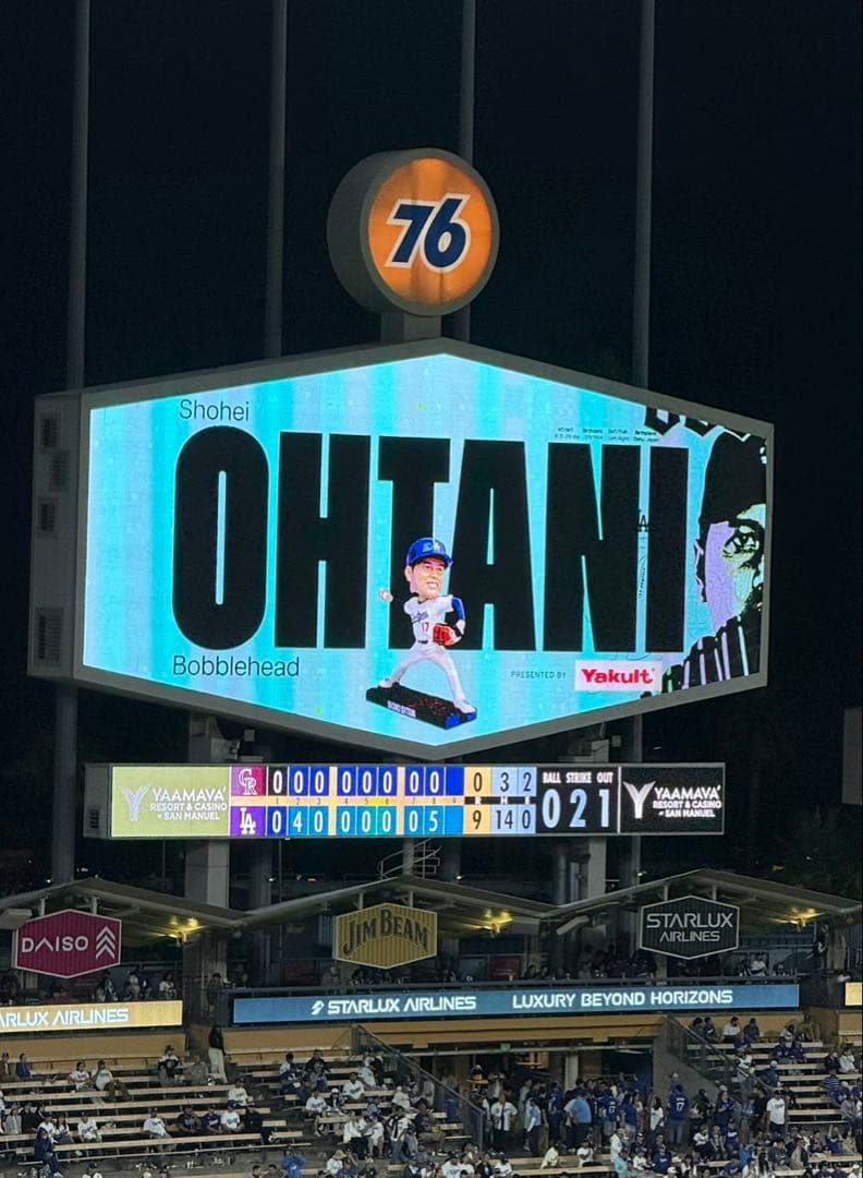 大谷翔平選手　ボブルヘッド　【9/10入場者限定】　正規品　即時発送致します