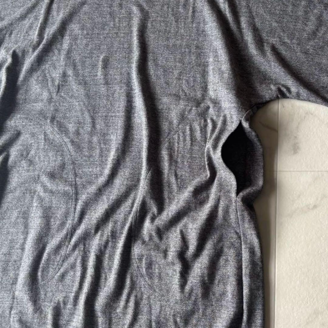 美品*ヨーガンレール コットン タートルネック ドルマンチュニック グレー