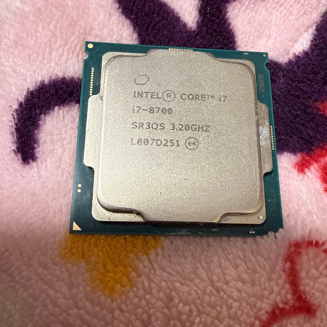 格安 動作品 CPU intel corei7-8700 3.20GHz
