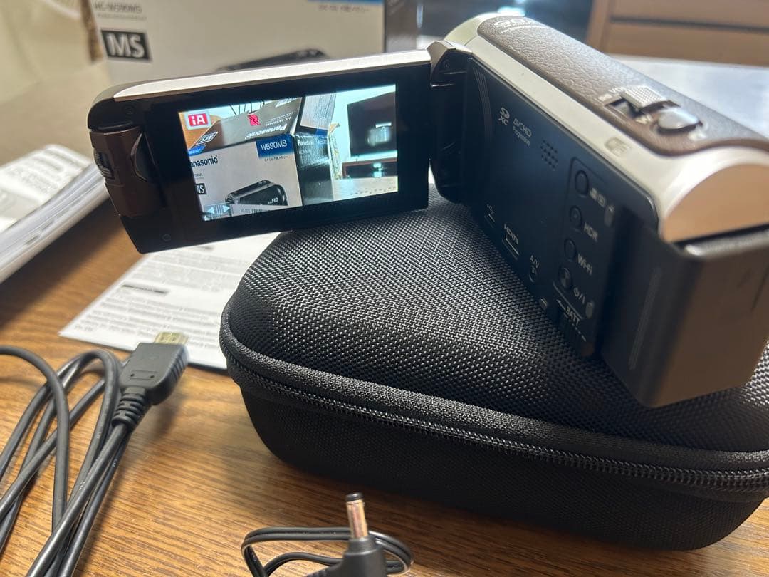 Panasonic HC-W590MS デジタルハイビジョンカメラ　一式ブラウン