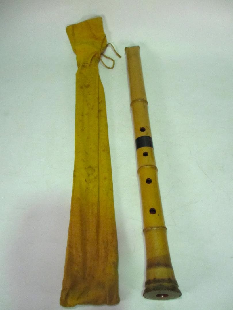 尺八　小澤候雲 作　管楽器　和楽器　竹製