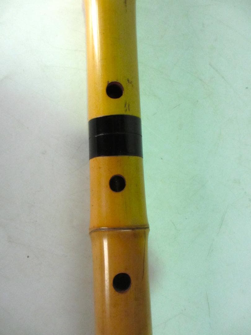 尺八　小澤候雲 作　管楽器　和楽器　竹製